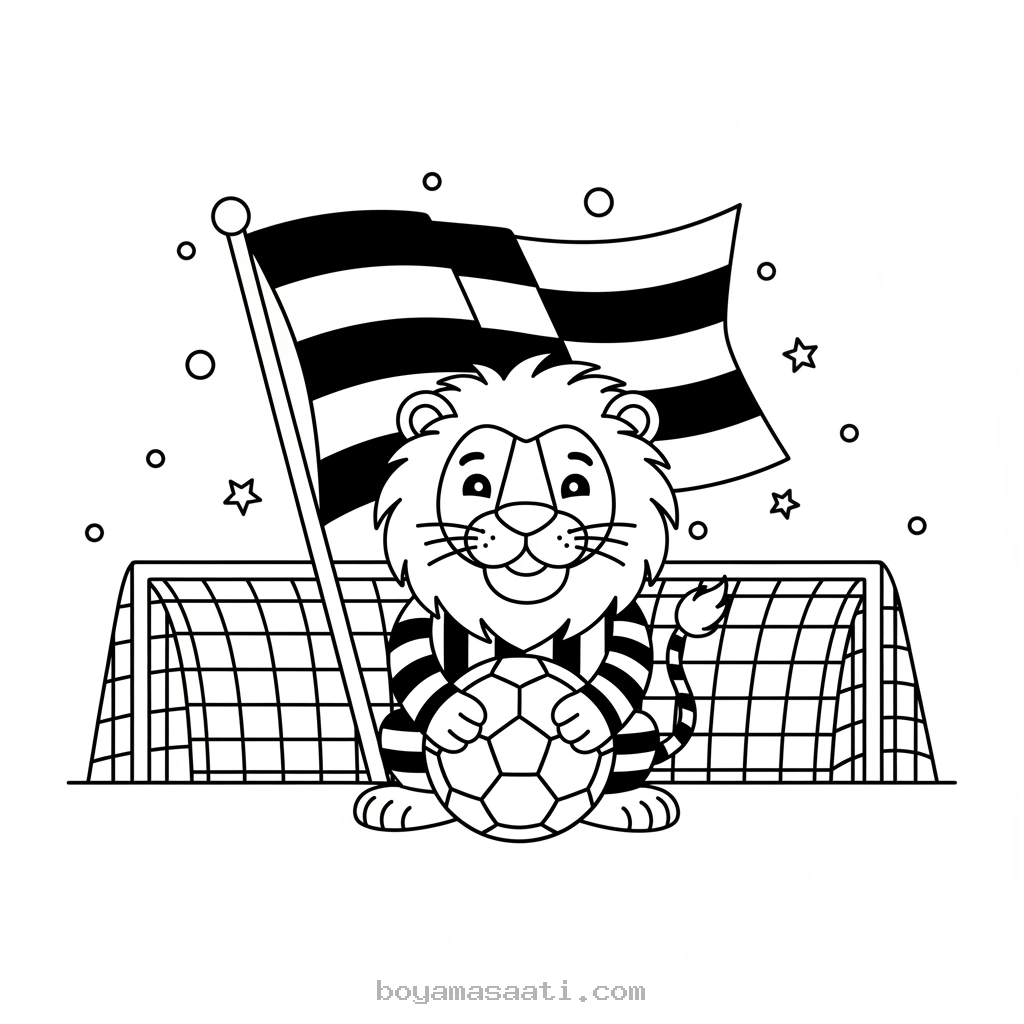 Fenerbahçe sarı lacivert arma boyama sayfası