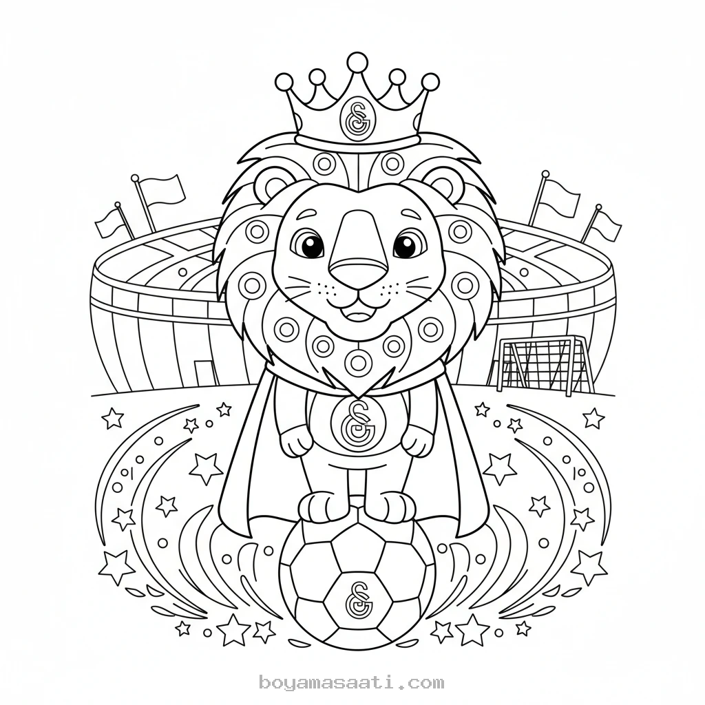 Aslan Kral Simba ve Nala boyama sayfası